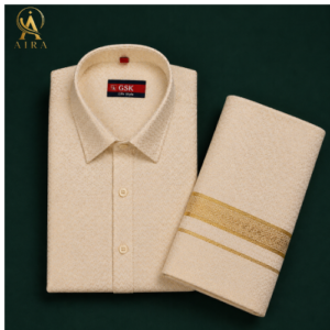 gold veshti set