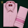 GSK Annam Flower Design  Pink  Cotton Veshti Set |Aira Cotton