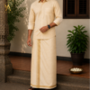 gold veshti set mode