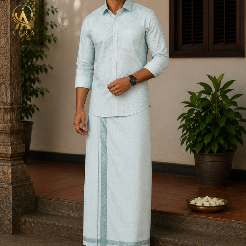 blue vesht set