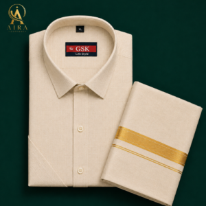 gold veshti set