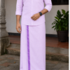 violet veshti set